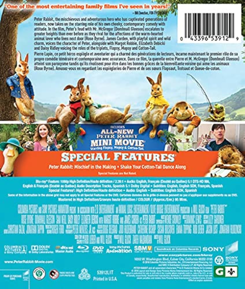 Amazon.com: Peter Rabbit [Blu-ray + DVD] : Movies & TV